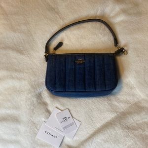 Coach Denim Wristlet